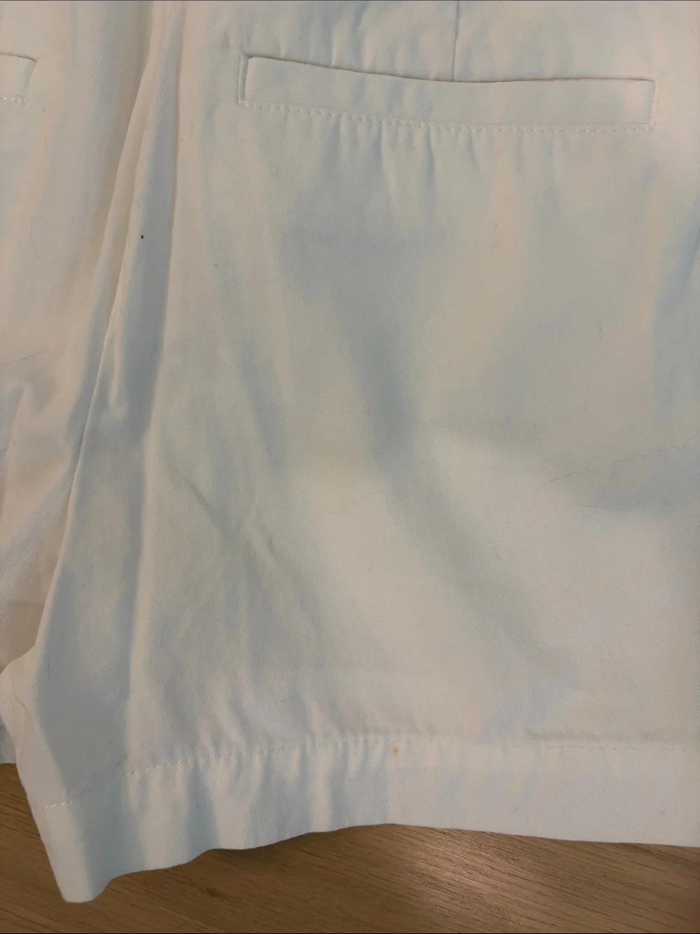 LOFT White Tailored Cotton Chino Shorts, 6, GUC - Picture 4 of 7